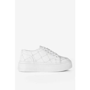 Pantofi dama 5903698096124 - Piele naturala - Alb - Alb imagine