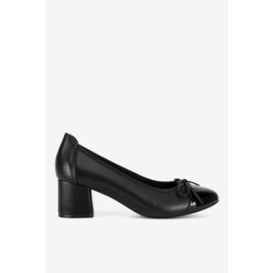 Pantofi dama 5903698112190 - Piele naturala - Negru - Negru imagine