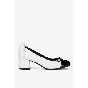 Pantofi dama 5903698112398 - Piele naturala - Alb - Alb imagine