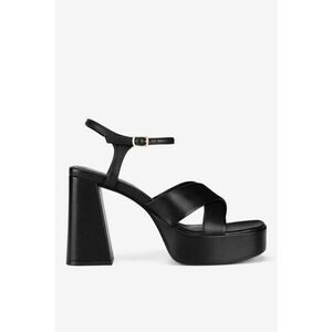 Sandale dama 5903698194516 - Piele naturala - Negru - Negru imagine
