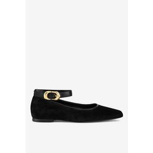 Balerini 5904862330488 - Piele intoarsa - Negru - Negru imagine