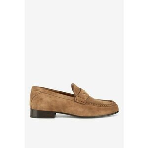 Mocasini dama 5904862877235 - Piele intoarsa - Bej - Bej imagine