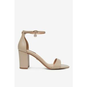 Sandale dama 5904862882062 - Piele ecologica - Bej - Bej imagine