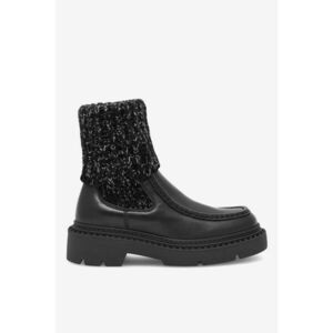 Ghete dama 5905588093442 - Piele naturala - Negru - Negru imagine