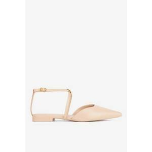 Balerini 5905588588528 - Piele naturala - Bej - Bej imagine