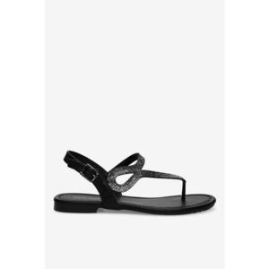 Sandale dama 5905588612834 - Sintetic - Negru - Negru imagine