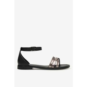 Sandale dama 5905588685784 - Piele naturala - 36 EU - Negru imagine