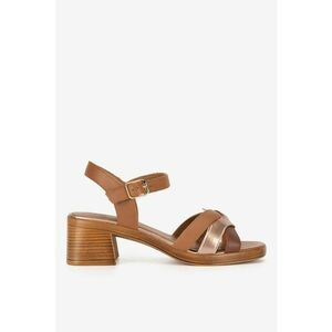 Sandale dama 5905588689539 - Piele naturala - 41 EU - Maro imagine