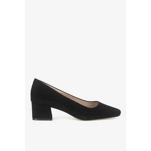 Pantofi dama 5905588776895 - Piele intoarsa - Negru - Negru imagine