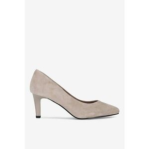 Pantofi dama 5905588780694 - Piele intoarsa - Bej - Bej imagine