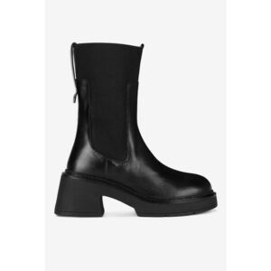 Ghete dama 5905588814399 - Piele naturala - Negru - Negru imagine