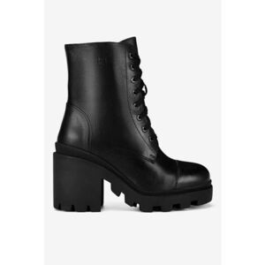 Ghete dama 5905588821984 - Piele naturala - Negru - Negru imagine
