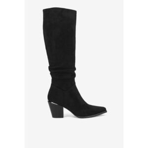 Cizme dama 5905588852766 - Textil - Negru - Negru imagine