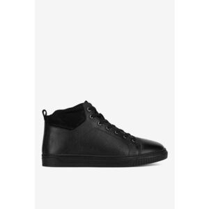 Ghete barbati 5905588876151 - Piele naturala - Negru - Negru imagine