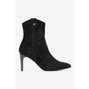 Ghete dama 5905588894667 - Piele intoarsa - Negru - Negru imagine