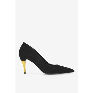 Pantofi dama 5905588900634 - Piele intoarsa - Negru - Negru imagine