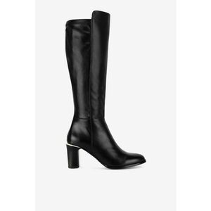 Cizme dama 5905588919384 - Piele naturala - Negru - Negru imagine