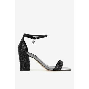 Sandale dama 5905588925255 - Textil - Negru - Negru imagine