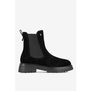 Ghete dama 5905588961208 - Piele intoarsa - Negru - Negru imagine
