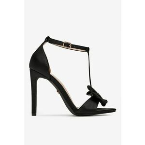 Sandale cu toc Culoare Negru - Negru imagine