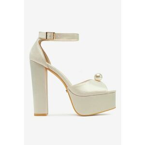 Sandale Textil - Nuanta Bej - Bej imagine