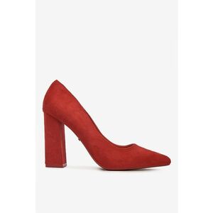 Pantofi Rosu din Textil - Rosu imagine