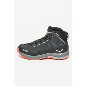 Ghete cu garnituri de piele intoarsa - pentru trekking Trainer 2 - Gri carbune imagine