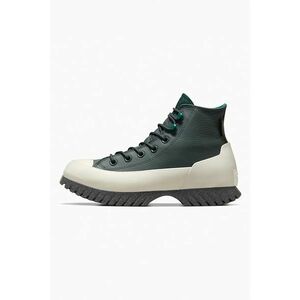 Pantofi sport de piele Chuck Taylor All Star Lugged 2.0 - Verde englez imagine