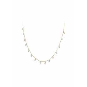 Colier decorat cu zirconia - Auriu rose imagine