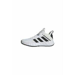 Pantofi de plasa pentru baschet Ownthegame 2.0 - Alb/Negru imagine