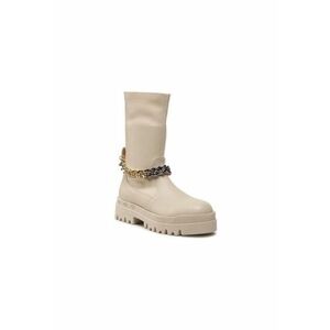 Botine dama - 5904862145389 - Piele naturala - bej - Bej imagine