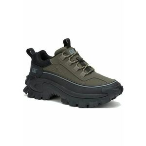 Pantofi barbati P111620 - Piele naturala - Negru/Verde imagine