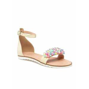 Sandale dama - 300732489 - Galben - Piele naturala - Galben imagine