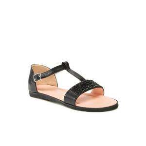 Sandale dama - 300732380 - Negru - Piele naturala - Negru imagine