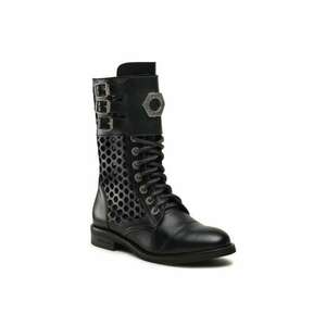 Ghete dama - 208231367 - Negru - Piele naturala - Negru imagine