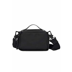 Geanta de dama Box Bag Micro - impermeabila - negru - 11x16x7.5cm - poliuretan/poliester imagine
