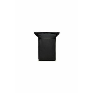 Rucsac barbati - Atessa Tino - Negru - poliuretan - 42x25x12cm imagine