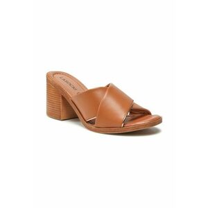 Papuci dama - 733322 - Piele naturala - Maro imagine