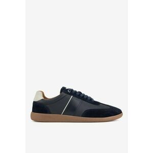 Pantofi barbati 5903419556913 - Piele nabuc - Albastru - Albastru imagine