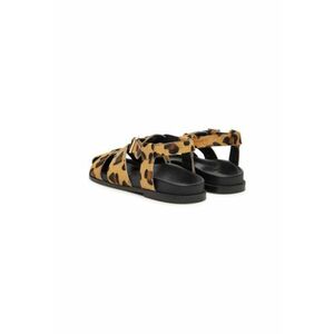 Sandale dama - 85083-P - Piele naturala - Maro imagine