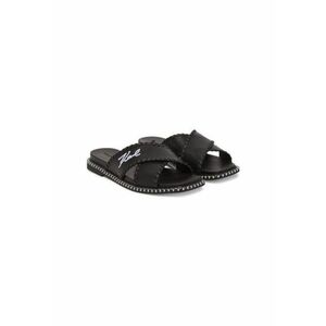 Slapi dama - KL81372 - Piele naturala - Negru imagine