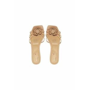 Slapi dama - 13964634 - Piele naturala - Bej imagine