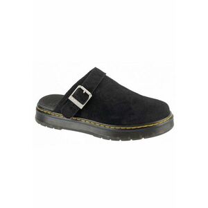 Slapi piele intoarsa - negru - unisex imagine