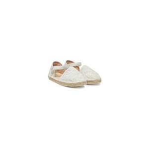 Espadrile fete 45644 - Textil - Ecru imagine