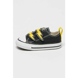 Tenisi cu velcro Chuck Taylor All Star - Negru/Galben imagine
