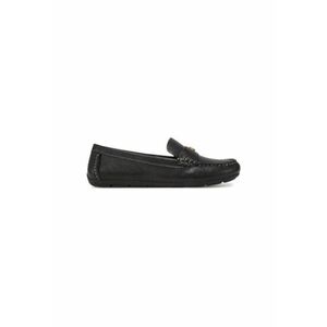 Mocasini dama CAS66 - Piele naturala - Negru imagine