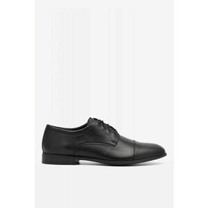 Pantofi barbati Piele naturala - 46794 - Negru imagine
