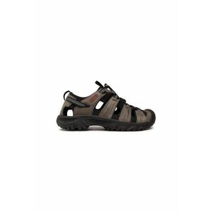 Sandale barbati 1022428 - Piele naturala - Gri - Gri imagine