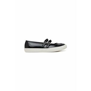 Balerini A13654C - Piele naturala - Negru - Negru imagine