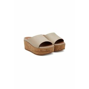 Papuci dama 305381033 - Piele naturala - Bej - Bej imagine